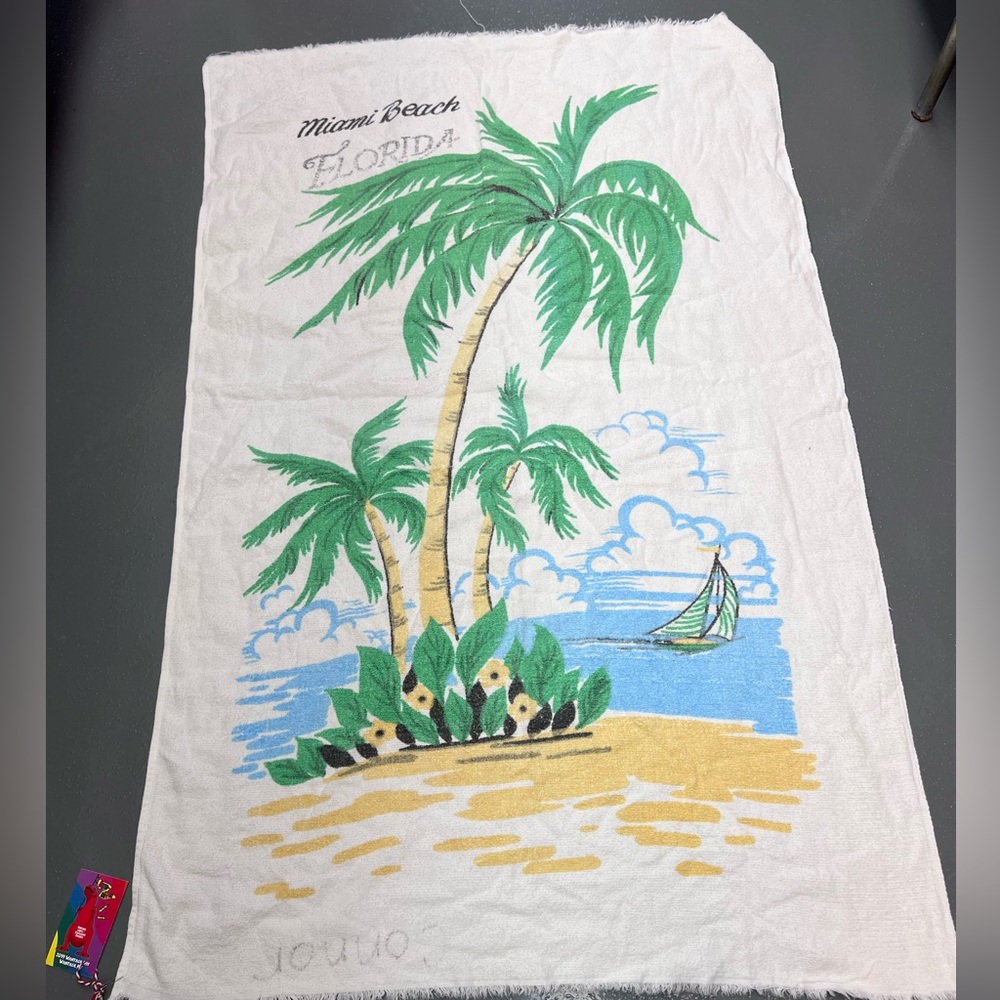Vintage Miami Beach Towel